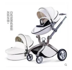 Luxuriöser 3-in-1-Kinderwagen - Europäischer Hochlandschafts-Modekinderwagen