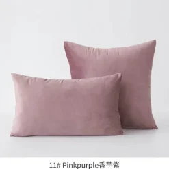 Luxuriöser Kissenbezug aus Samt – weicher Euro-Kissenbezug in mehreren Farben und Größen