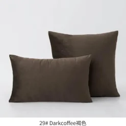 Luxuriöser Kissenbezug aus Samt – weicher Euro-Kissenbezug in mehreren Farben und Größen