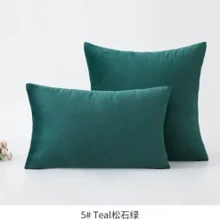 Luxuriöser Kissenbezug aus Samt – weicher Euro-Kissenbezug in mehreren Farben und Größen