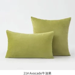 Luxuriöser Kissenbezug aus Samt – weicher Euro-Kissenbezug in mehreren Farben und Größen