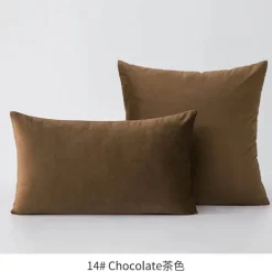 Luxuriöser Kissenbezug aus Samt – weicher Euro-Kissenbezug in mehreren Farben und Größen