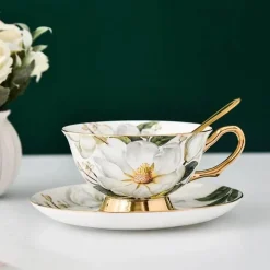 Luxuriöses Kaffeetassen-Set aus Keramik – ideal für Tee und als Geschenk