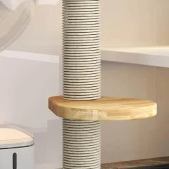 Luxuriöses Katzenhaus aus Holz – gemütlicher Unterschlupf für den Innenbereich