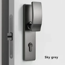 Luxuriöses, modernes Türgriffschloss mit offenem Griff