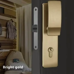 Luxuriöses, modernes Türgriffschloss mit offenem Griff