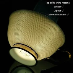 Luxuriöses Tee- und Kaffeeset aus goldenem Bone China – elegantes Trinkgeschirr aus Porzellan