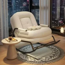 Luxury Rocking Chair - Padded Modern Relaxation Furniture