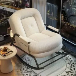 Luxury Rocking Chair - Padded Modern Relaxation Furniture