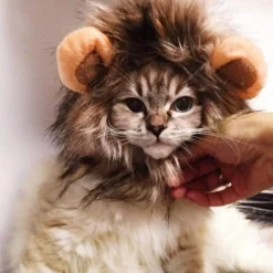 Löwenkatzenperücke - Lustiges Tierkostüm-Accessoire