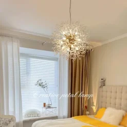 Löwenzahn-Kristall-Kronleuchter – Elegante Beleuchtungsvorrichtung