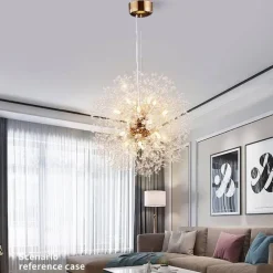 Löwenzahn-Kristall-Kronleuchter – Elegante Beleuchtungsvorrichtung