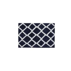 Madivelle Reversible High Pile Bath Rug – Modern Tufted Microfiber