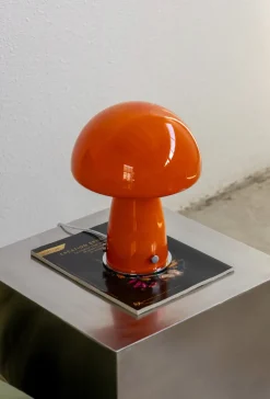 Magic Mushroom Table Lamp – Glass and Iron Lamp