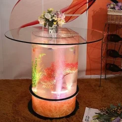 Magic Water Bubble LED Table - Elegant Home Decor Accent