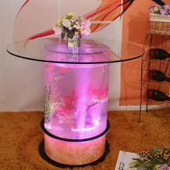 Magic Water Bubble LED Table - Elegant Home Decor Accent