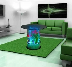 Magic Water Bubble LED Table - Elegant Home Decor Accent