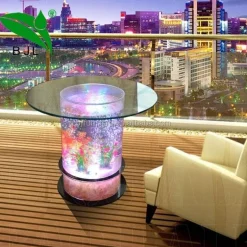 Magic Water Bubble LED Table - Elegant Home Decor Accent