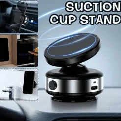 Magnetische Autotelefonhalterung - Starke Vakuum-Saughalterung