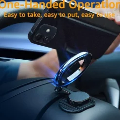 Magnetische Autotelefonhalterung - Sichere Laufwerkshalterung aus Metall