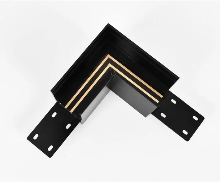 Magnetische Schienenbeleuchtung - Wandmontiertes schwarzes System