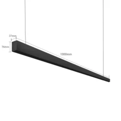Magnetische Schienenbeleuchtung - Wandmontiertes schwarzes System