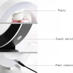 Magnetische schwebende Blumenlampe „Love Forever“