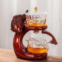 Magnetische Teekanne mit Meereszauberfischen – Wunderliches Ozeandekor