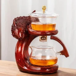 Magnetische Teekanne mit Meereszauberfischen – Wunderliches Ozeandekor