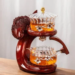 Magnetische Teekanne mit Meereszauberfischen – Wunderliches Ozeandekor