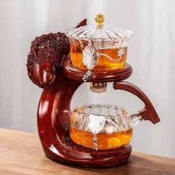 Magnetische Teekanne mit Meereszauberfischen – Wunderliches Ozeandekor