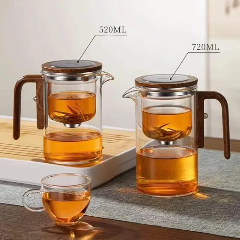 Magnetische Teetrennkanne mit einem Klick - Easy Brew Kettle