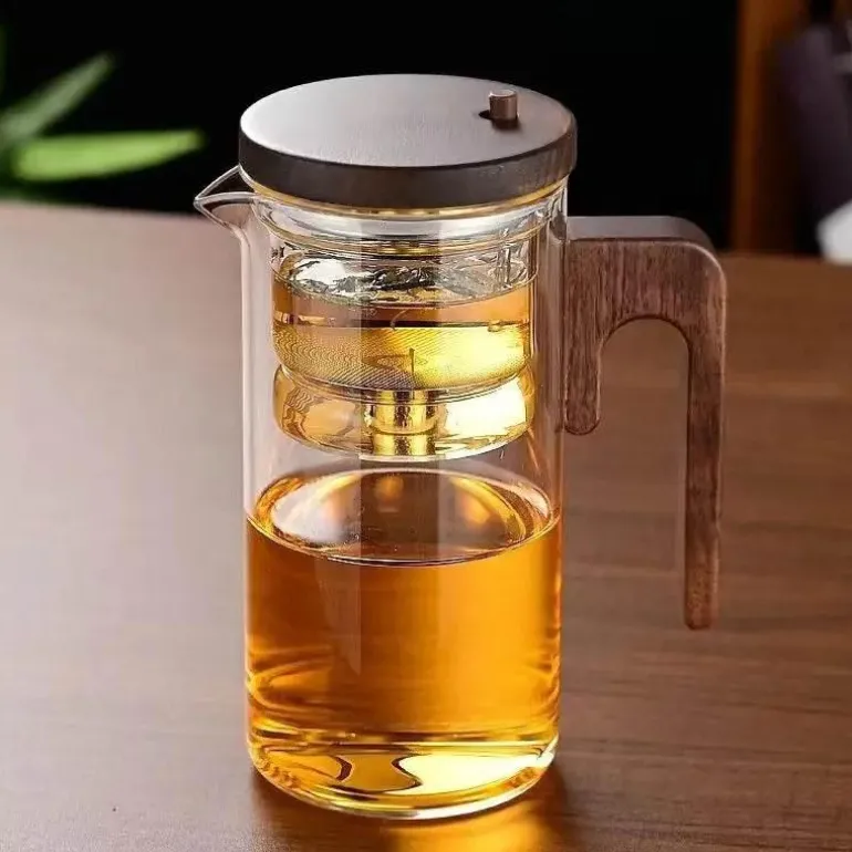 Magnetische Teetrennkanne mit einem Klick - Easy Brew Kettle