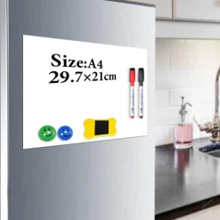 Magnetische, trocken abwischbare Kühlschranktafel – Memo-Whiteboard