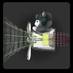 Magnetischer Auto-Lufterfrischer – Pilotentier-Design