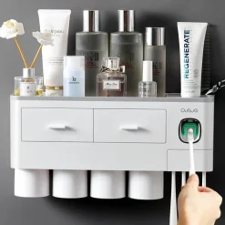 Magnetischer Badezimmer-Organizer – platzsparende Aufbewahrungslösung zur Wandmontage