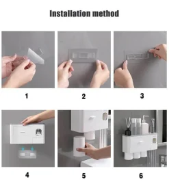 Magnetischer Badezimmer-Organizer – platzsparende Aufbewahrungslösung zur Wandmontage