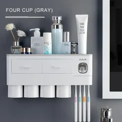 Magnetischer Badezimmer-Organizer – platzsparende Aufbewahrungslösung zur Wandmontage