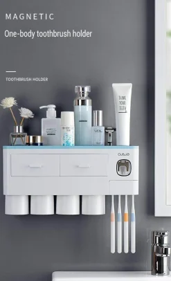 Magnetischer Badezimmer-Organizer – platzsparende Aufbewahrungslösung zur Wandmontage