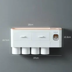 Magnetischer Badezimmer-Organizer – platzsparende Aufbewahrungslösung zur Wandmontage