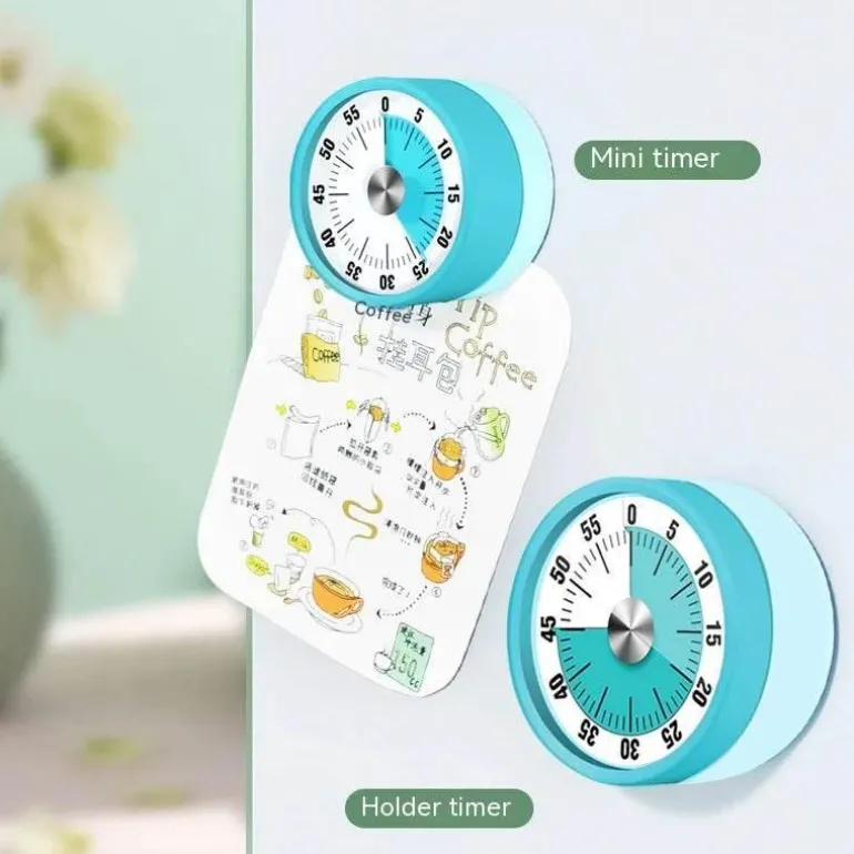 Magnetischer mechanischer Timer aus Edelstahl – Küchen-Kochtimer