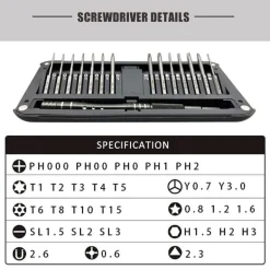 Magnetischer, rutschfester Schraubendrehersatz – langlebiges, griffiges Werkzeugset