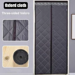 Magnetischer Türvorhang - Winddichte Schallschutzabdeckung