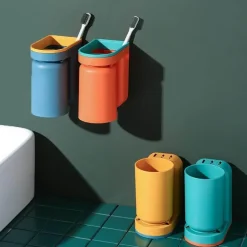 Magnetischer Zahnbürstenhalter – Badezimmer-Organizer zur Wandmontage