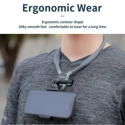 Magnetisches, am Hals montiertes Action-Kamera-Zubehör – Silikonhalterung