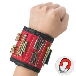 Magnetisches Armband – 3 Reihen zur Aufbewahrung von Befestigungselementen und Kleinteilen