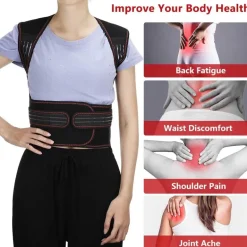 Magnetisches, selbsterwärmendes Rückenmassagegerät – therapeutisches Gerät zur Schmerzlinderung