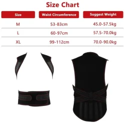 Magnetisches, selbsterwärmendes Rückenmassagegerät – therapeutisches Gerät zur Schmerzlinderung