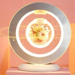 Magnetschwebe-Blumenlampe - Schwebendes Lichtdekor