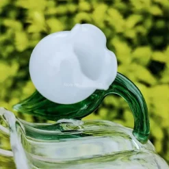 Maiglöckchen-Glasbecher-Set – Elegantes Trinkgeschirr für das Homeoffice